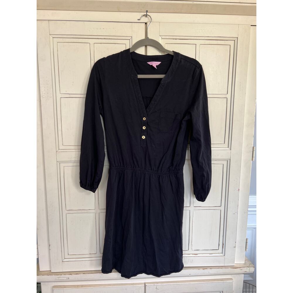 Lilly Pulitzer size medium black casual comfortable dress